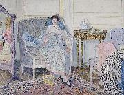 frederick carl frieseke In the Boudoir oil on canvas